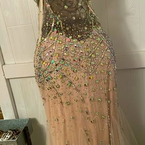 sachin and babi light blue dress Twinkle Pink Mermaid Prom Dress Prom and Homecoming Dresses main image 0